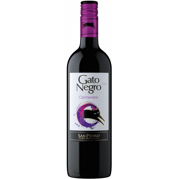 Vinho Gato Negro Carmenère (Garrafa 750ml)